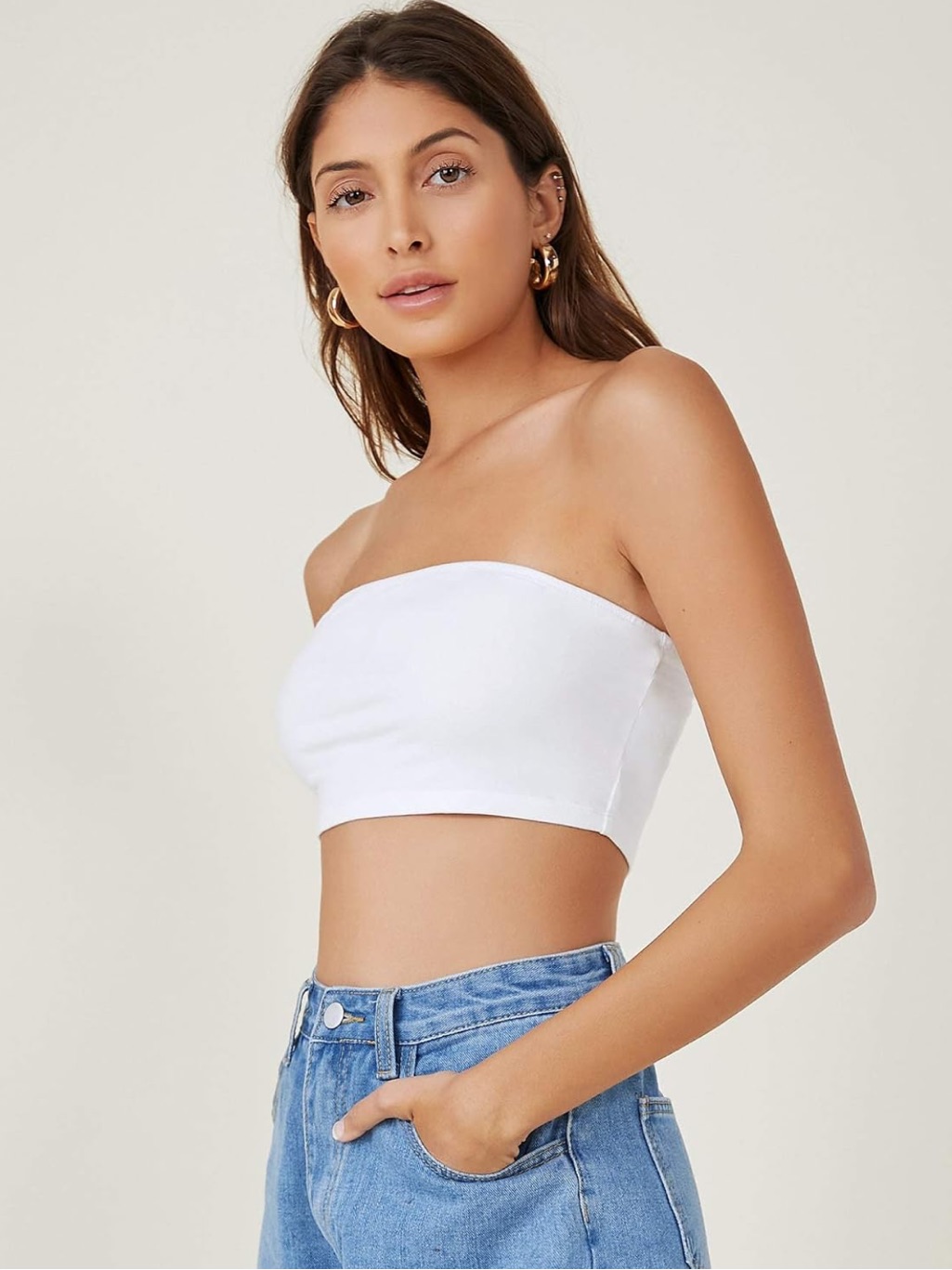 New With Tags! Make Me Chic Bandeau/Tube Top. Size Large.